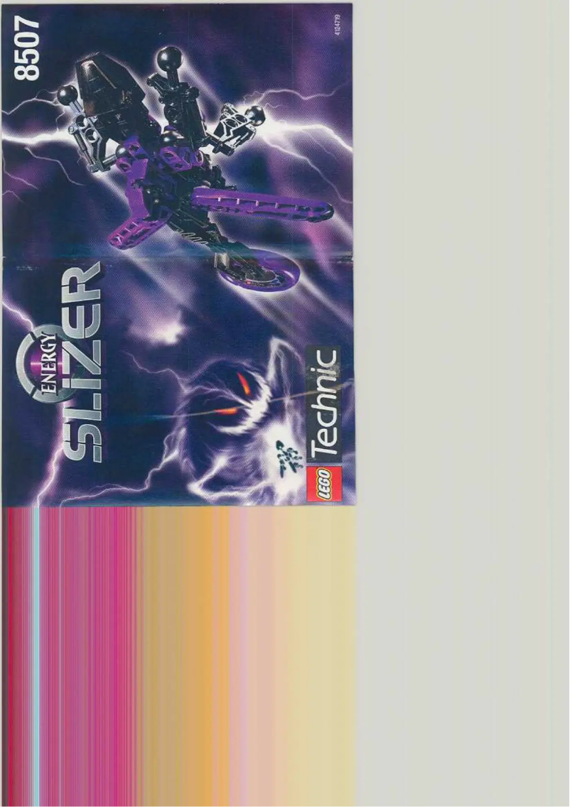 Page 1 de la notice Manuel utilisateur Lego Technic 8507