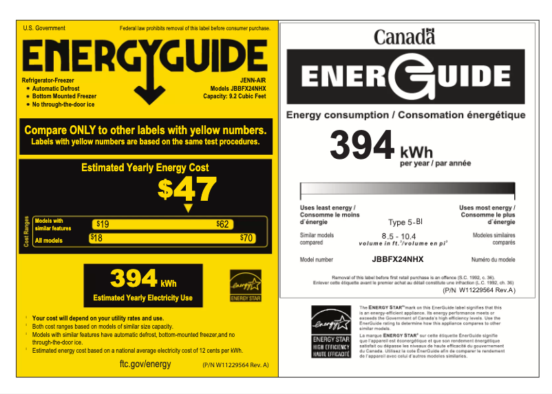Image de la première page du manuel de l'appareil JBBFX24NHX