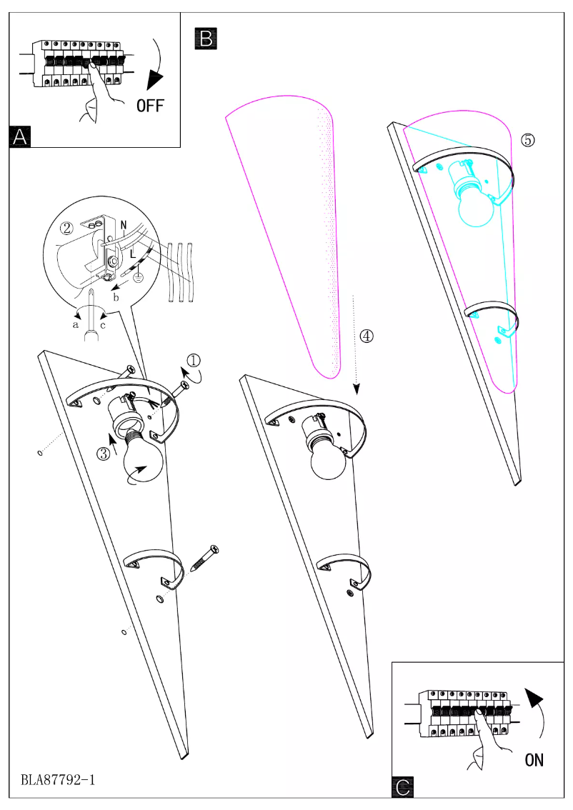 Page n°1 - Manuel utilisateur Eglo Pascal 1