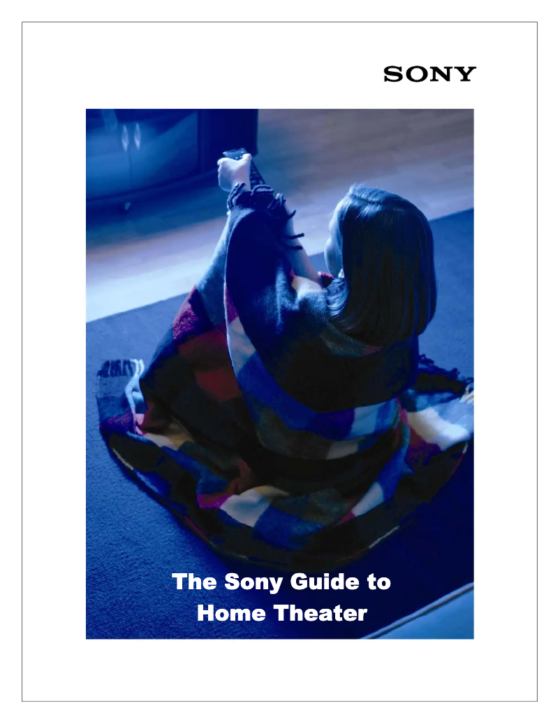 Page n°1 - Manuel utilisateur Sony SA-WX700