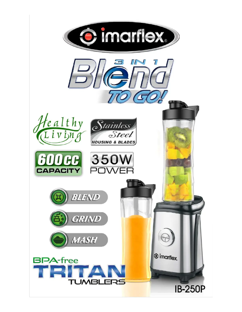 Page 1 de la notice Manuel utilisateur Imarflex IB-250P