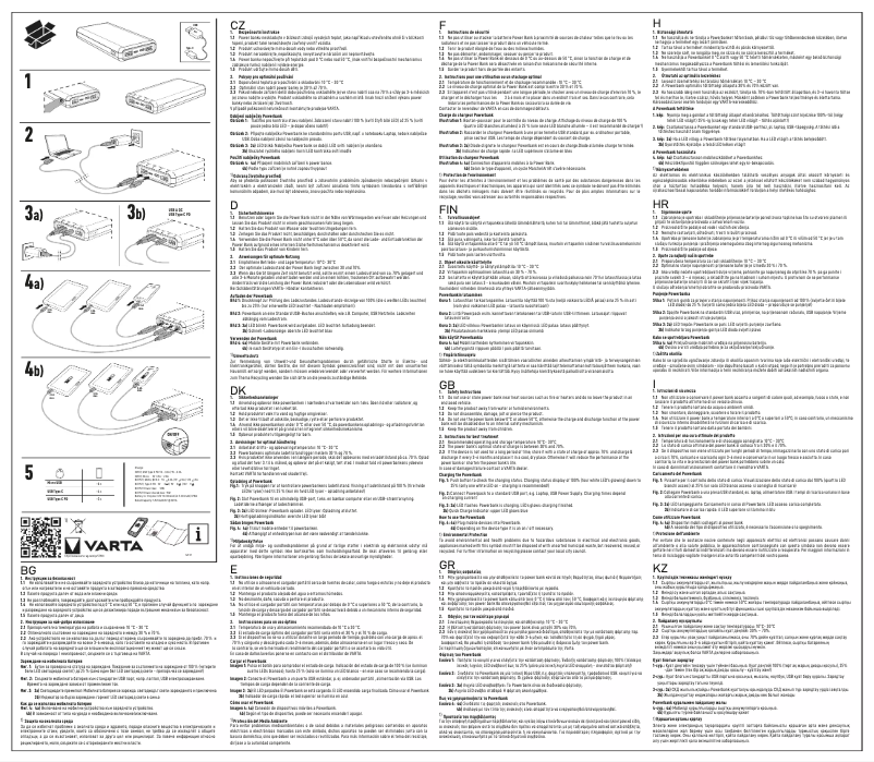 Página 1 del manual Manual de usuario Varta Power Bank Fast Energy 10000 57981