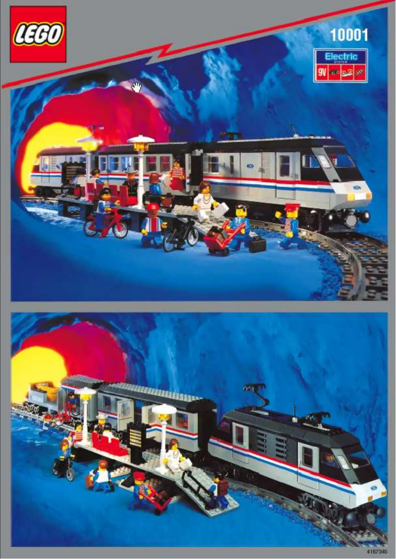 Page 1 de la notice Manuel utilisateur Lego City Trains 10001