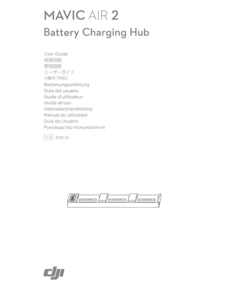 Page n°1 - Manuel utilisateur DJI Mavic Air 2 Battery Charging Hub