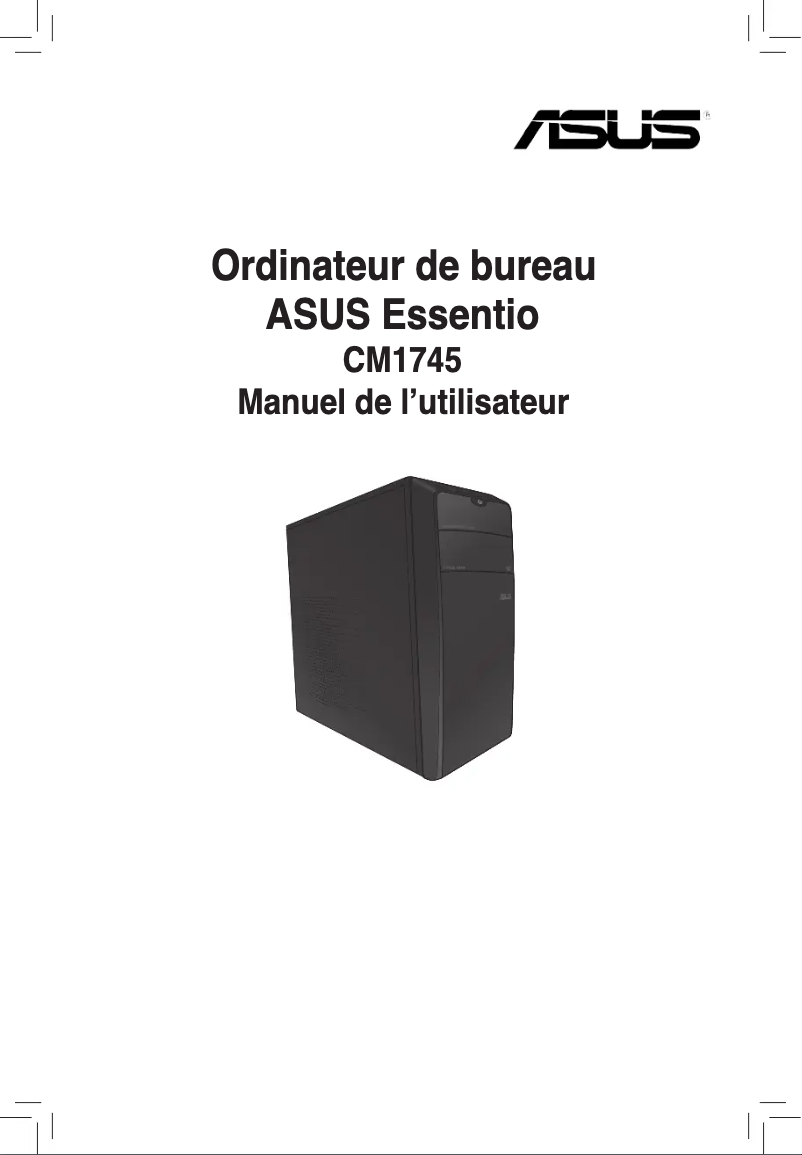 Page 1 de la notice Manuel utilisateur Asus CM1745