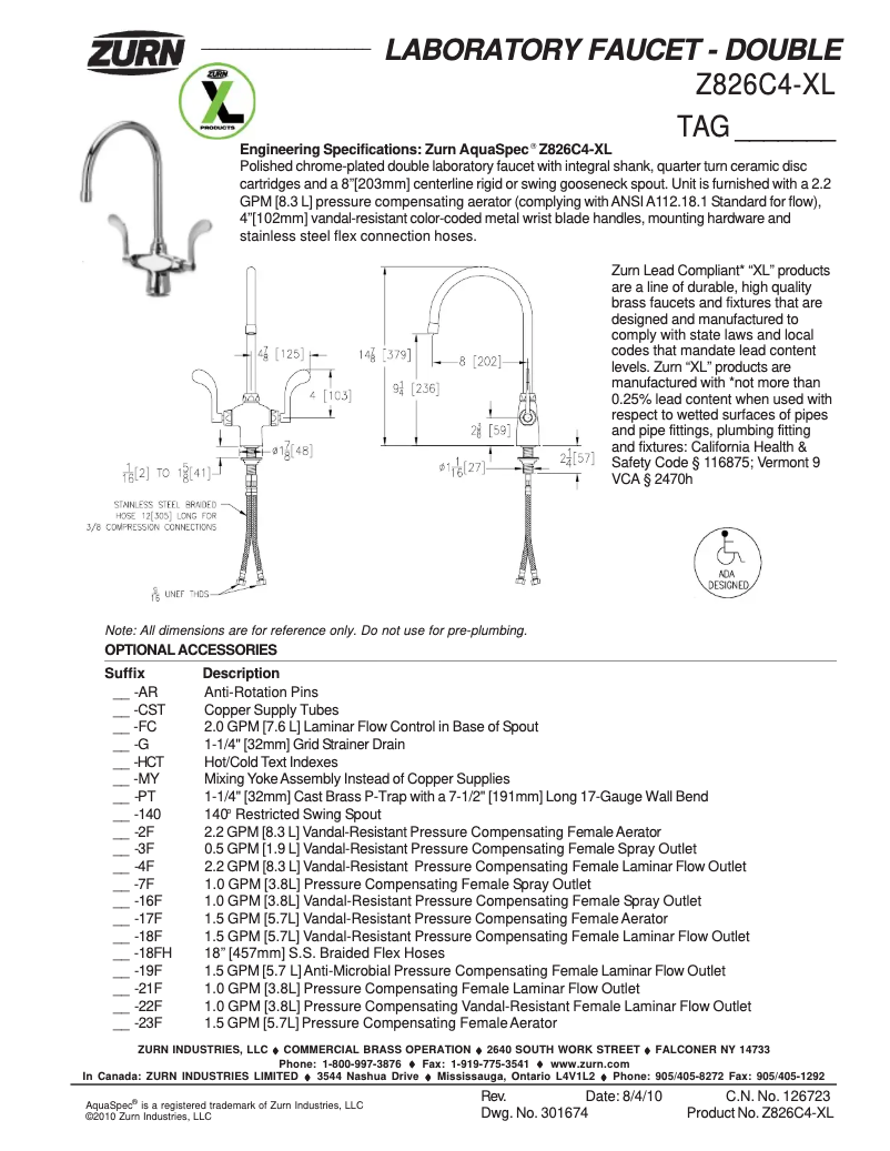 Image de la première page du manuel de l'appareil Z826C4-XL