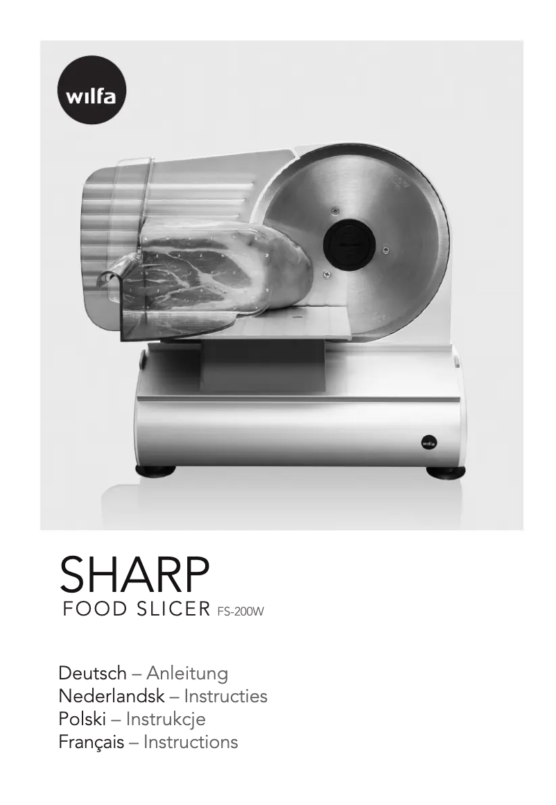 Page n°1 - Manuel utilisateur Wilfa Sharp FS-200W