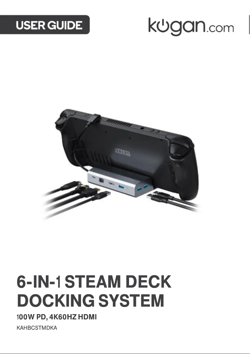 Image de la première page du manuel de l'appareil KAHBCSTMDKA