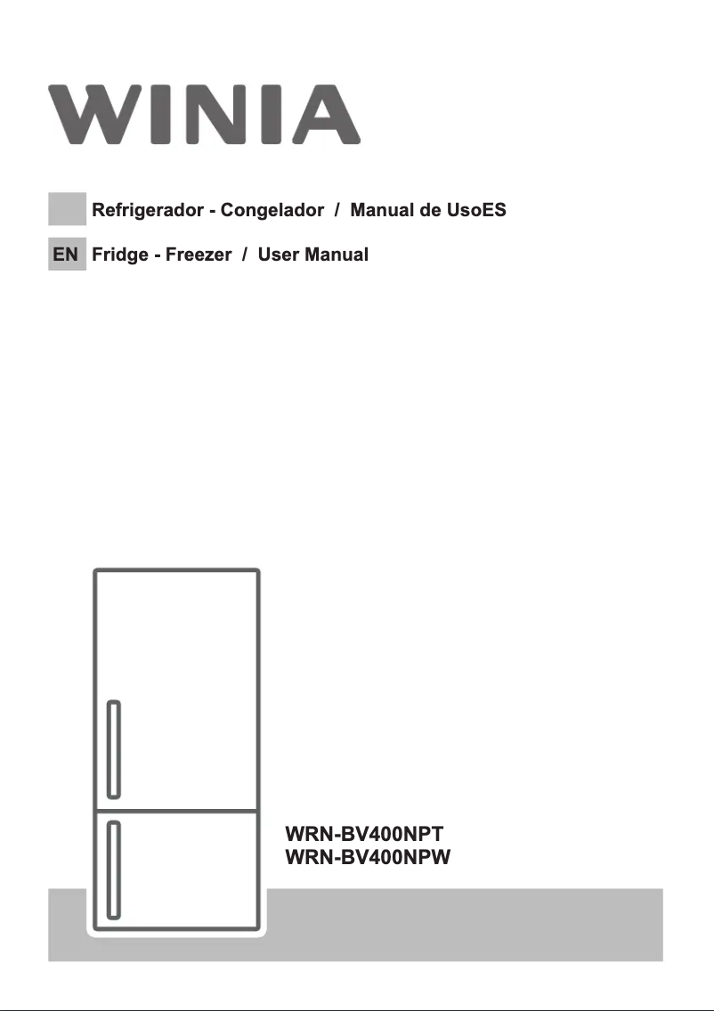 Page n°1 - Manuel utilisateur Winia WRN-BV400NPW