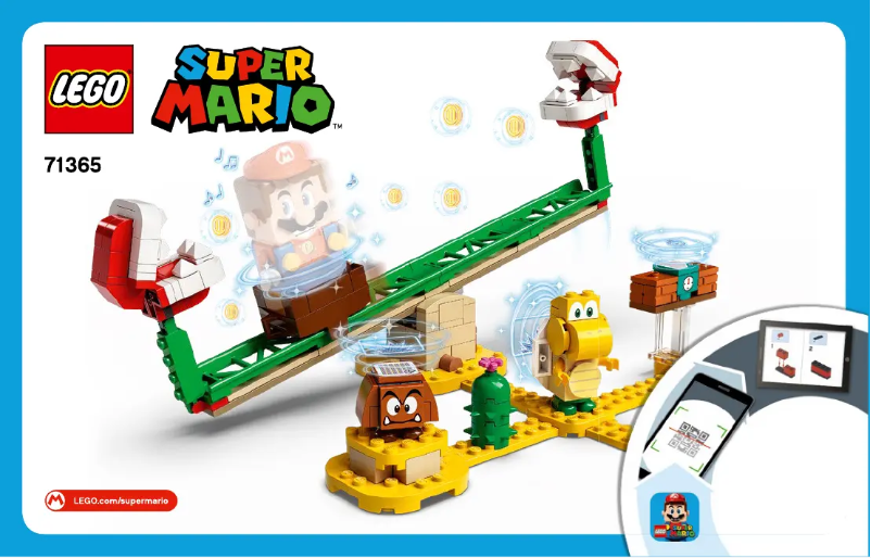 Page 1 de la notice Manuel utilisateur Lego Super Mario 71365