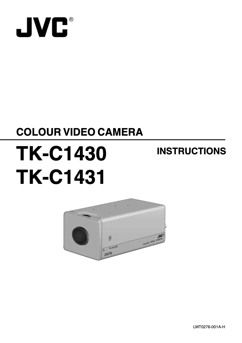 Page n°1 - Manuel utilisateur JVC TK-C1430E