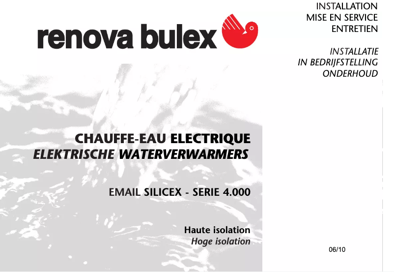 Page n°1 - Manuel utilisateur Bulex Series 4000