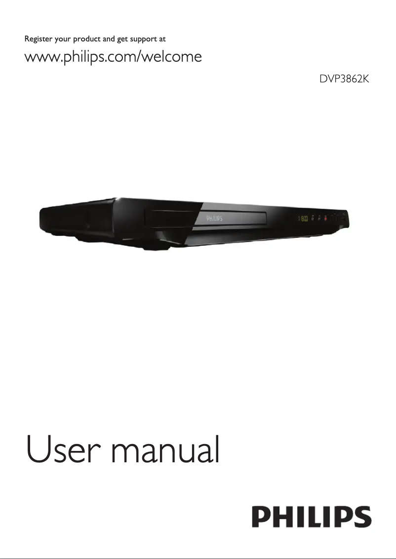 Imagen de la primera página del manual del dispositivo DVP3862K