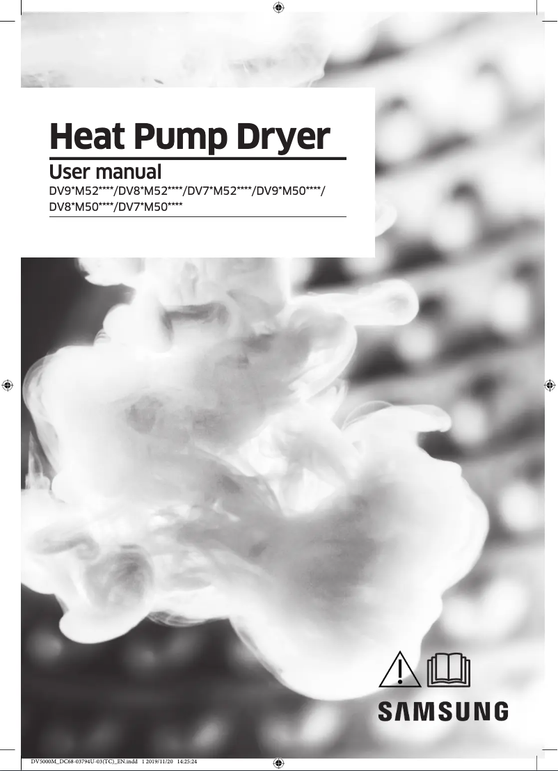 Image de la première page du manuel de l'appareil DV70M5200KW