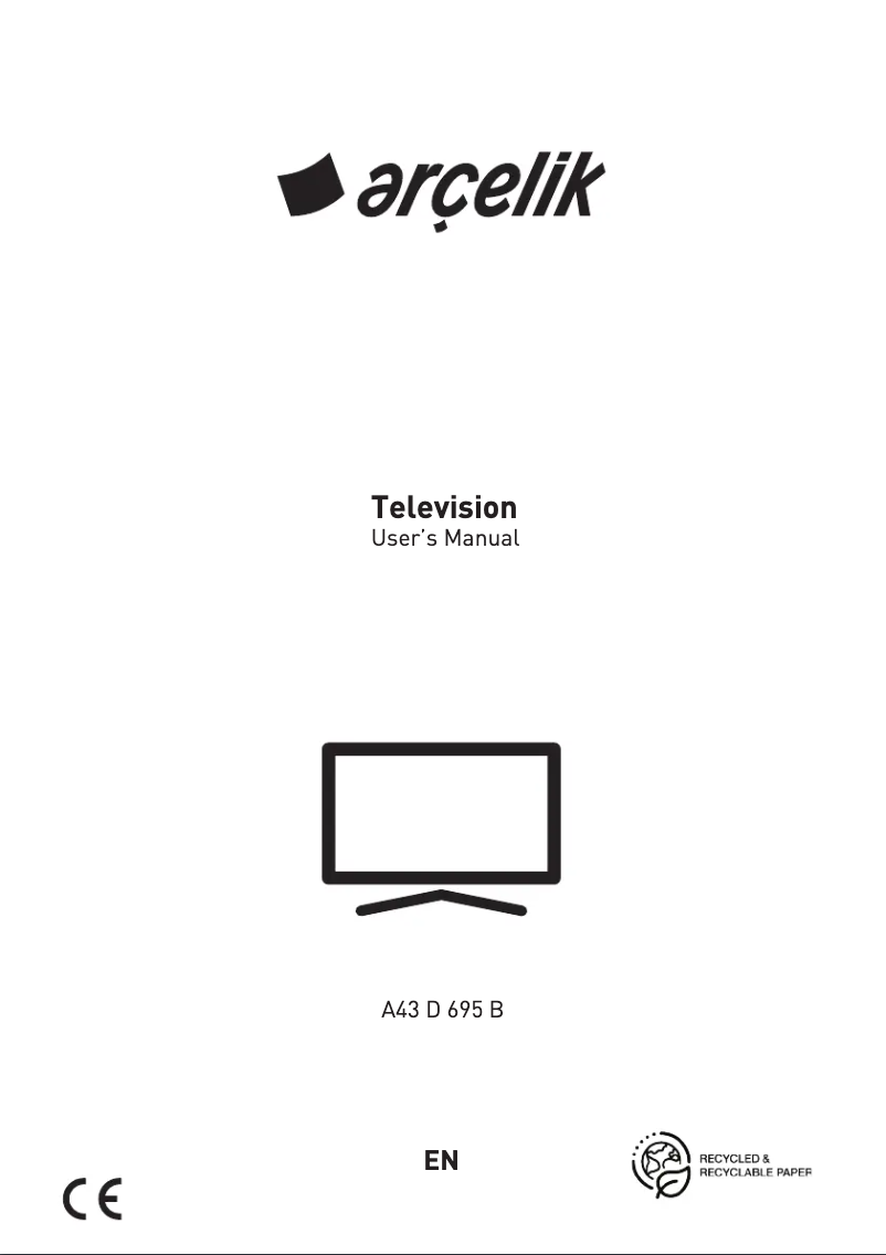 Page n°1 - Manuel utilisateur Arçelik A43 D 695 B