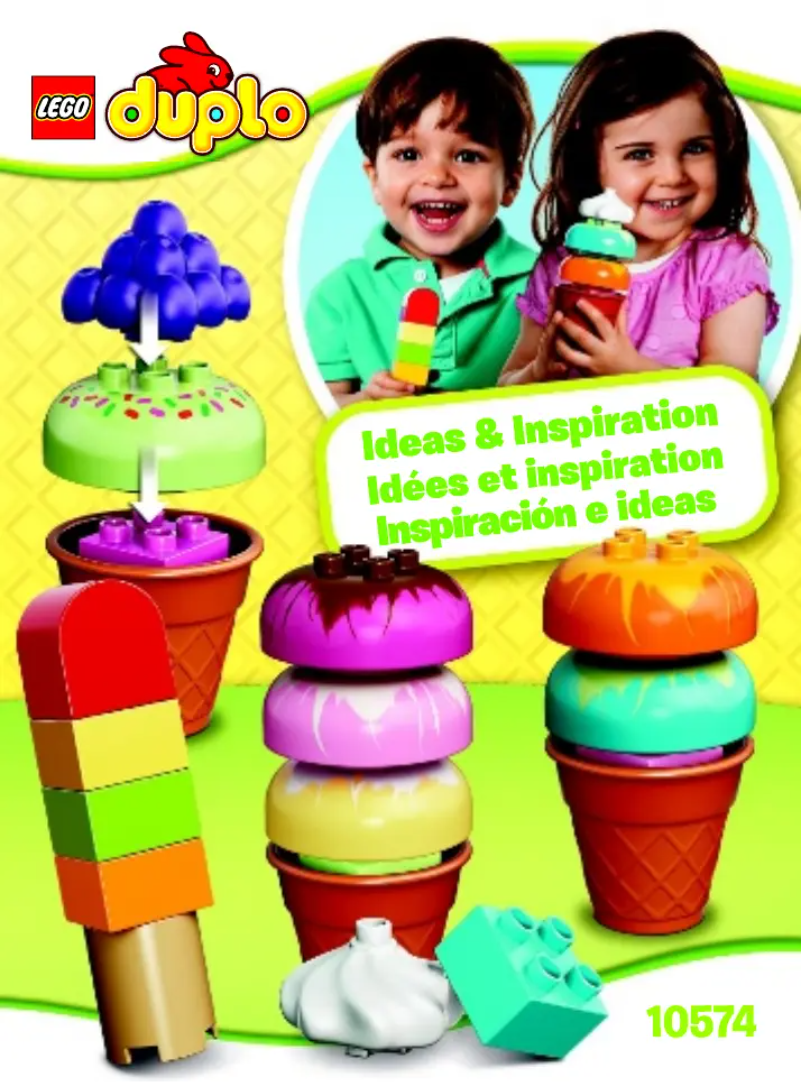 Page 1 de la notice Manuel utilisateur Lego Duplo 10574