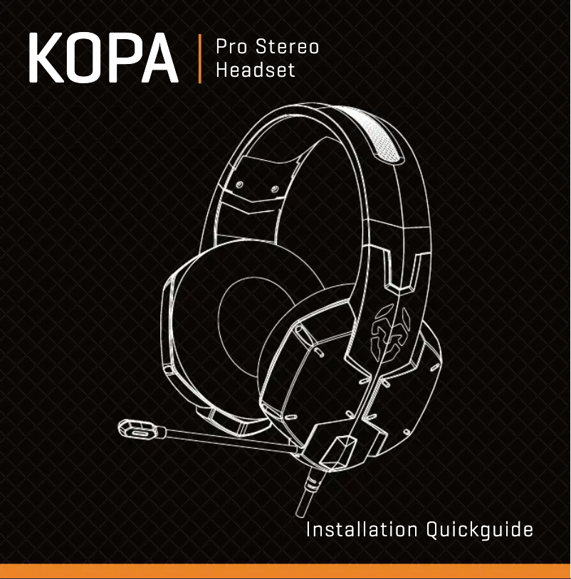 Page 1 de la notice Manuel utilisateur Krom Kopa