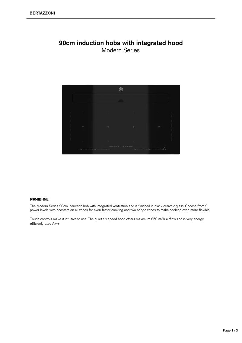 Image de la première page du manuel de l'appareil P904IBHNE