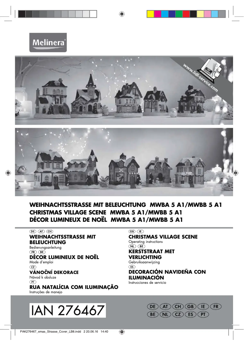 Page n°1 - Manuel utilisateur Melinera HG02935
