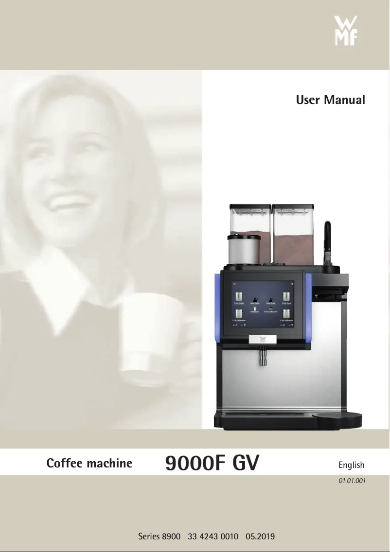 Page n°1 - Manuel utilisateur WMF 9000F GV