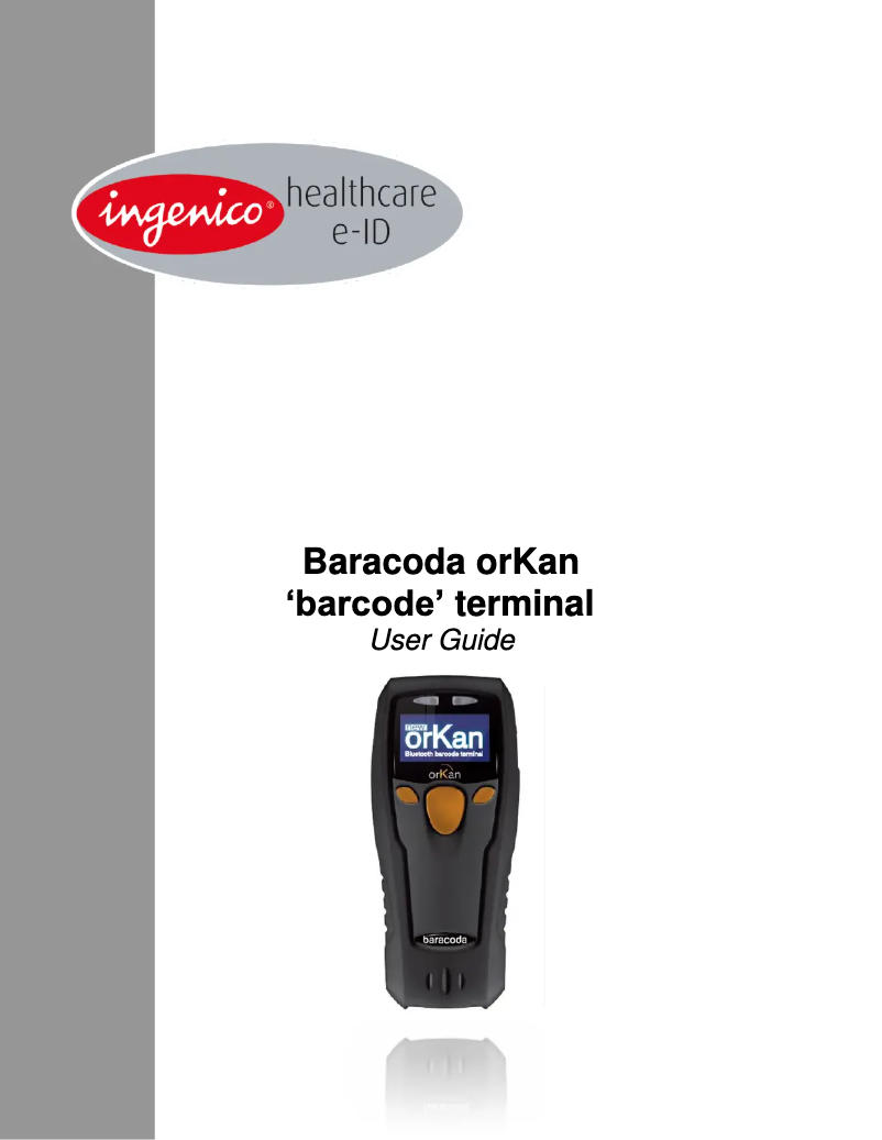 Page n°1 - Manuel utilisateur Baracoda orKan