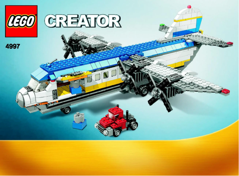 Page 1 de la notice Manuel utilisateur Lego Creator 4997