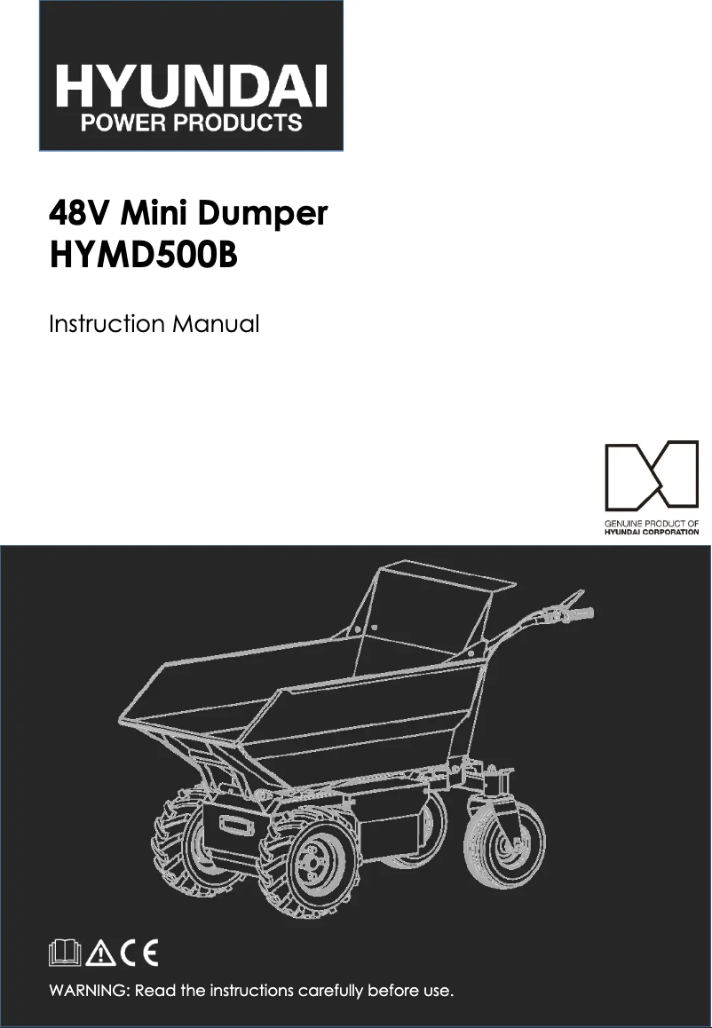 Page n°1 - Manuel utilisateur Hyundai HYMD500B