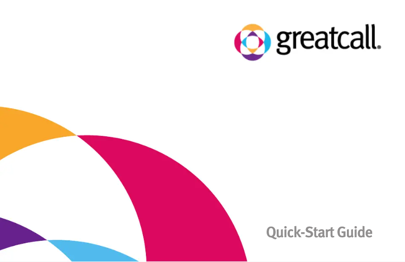 Page n°1 - Guide de démarrage rapide Samsung Jitterbug Plus