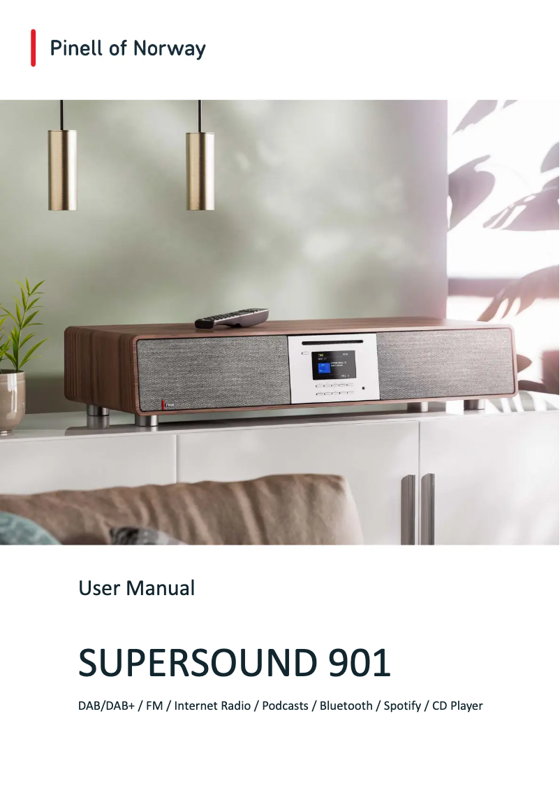Page n°1 - Manuel utilisateur Pinell Supersound 901