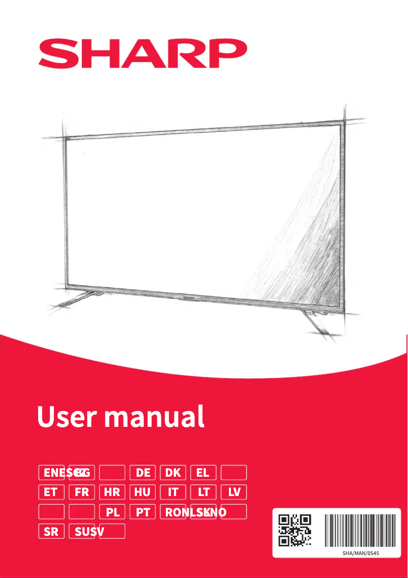 Page n°1 - Manuel utilisateur Sharp 40FA4E