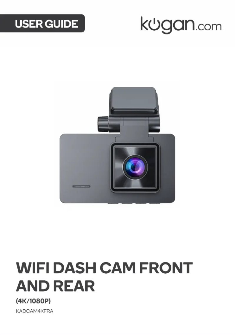 Page 1 de la notice Manuel utilisateur Kogan KADCAM4KFRA