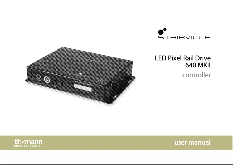 Image de la première page du manuel de l'appareil Pixel Rail Drive