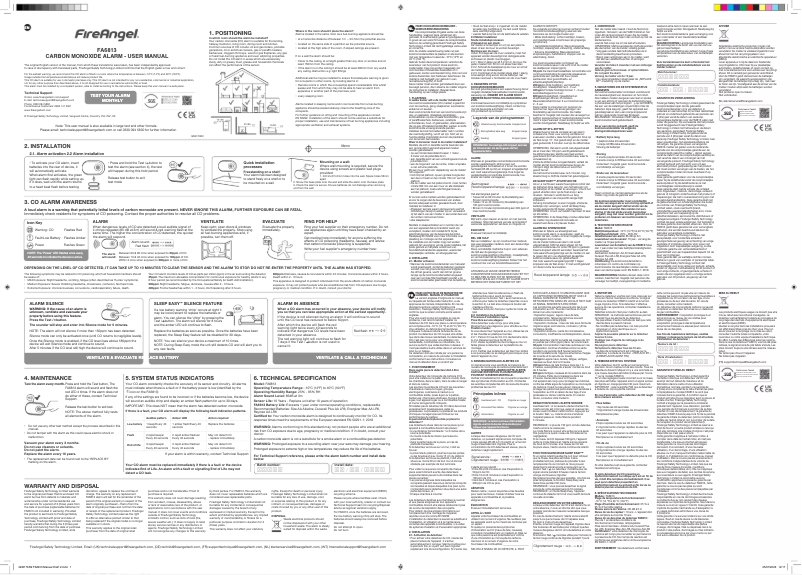 Imagen de la primera página del manual del dispositivo FA6813-EU