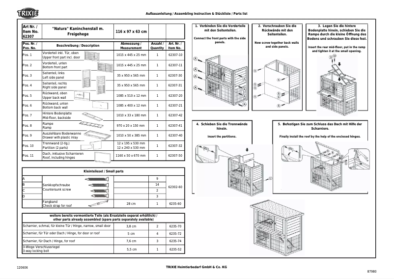 Image de la première page du manuel de l'appareil 62307