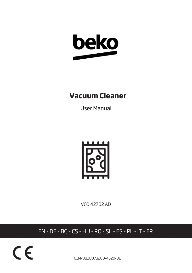 Page n°1 - Manuel utilisateur Beko VCO 42702 AD
