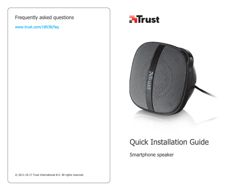 Imagen de la primera página del manual del dispositivo Rocca 18038