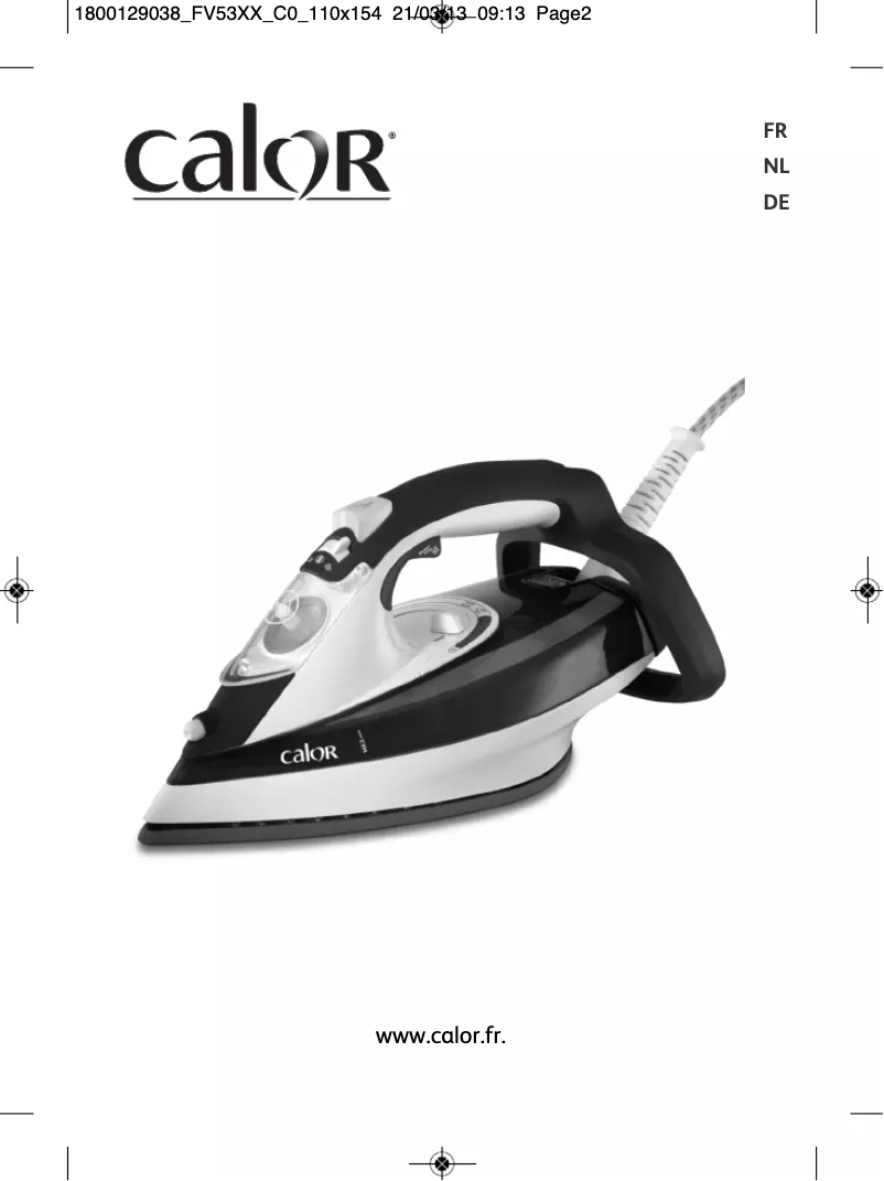 Image de la première page du manuel de l'appareil AquaSpeed FV5351C0