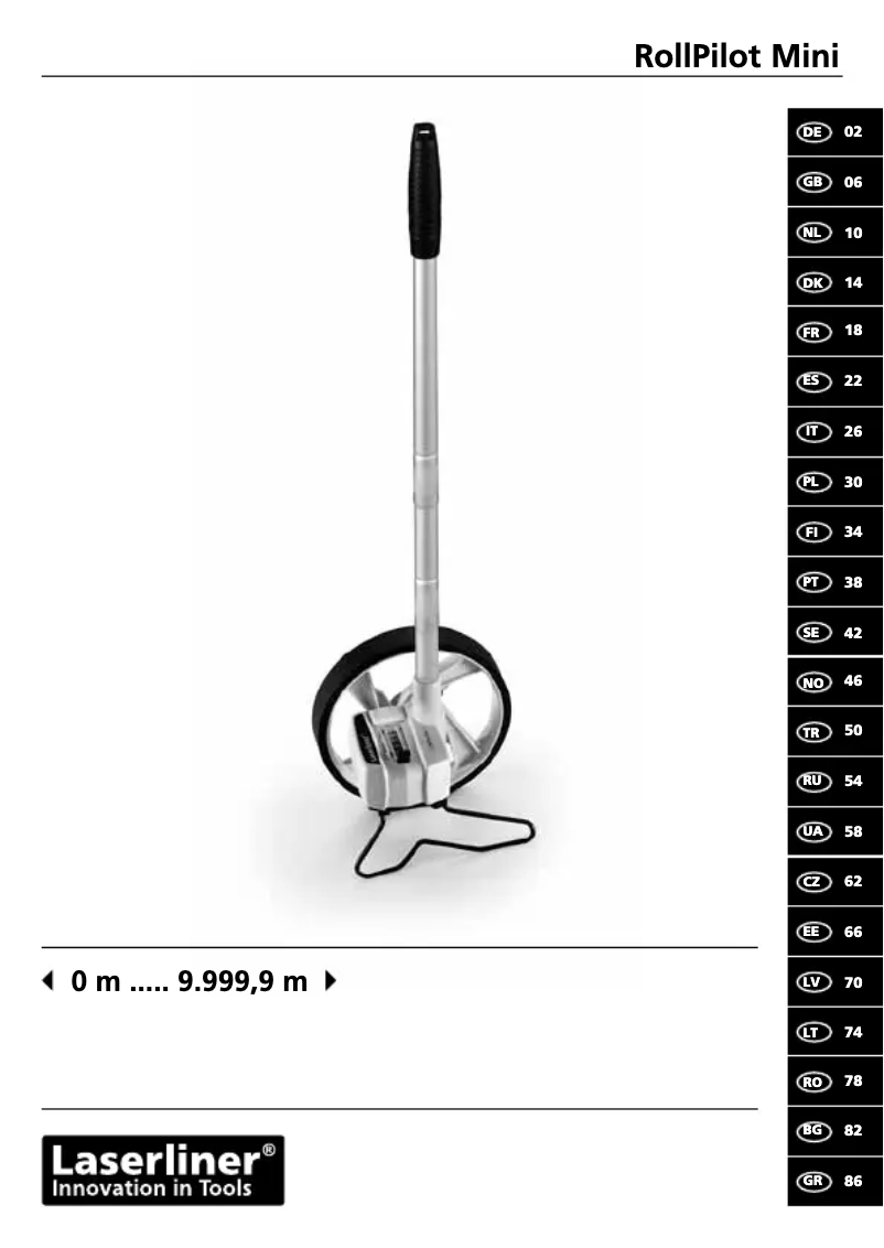 Image de la première page du manuel de l'appareil RollPilot Mini