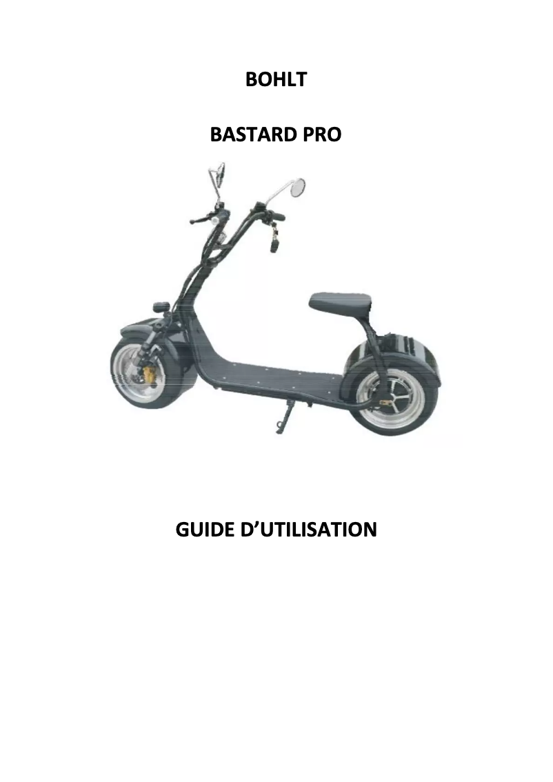 Image de la première page du manuel de l'appareil Bastard Pro