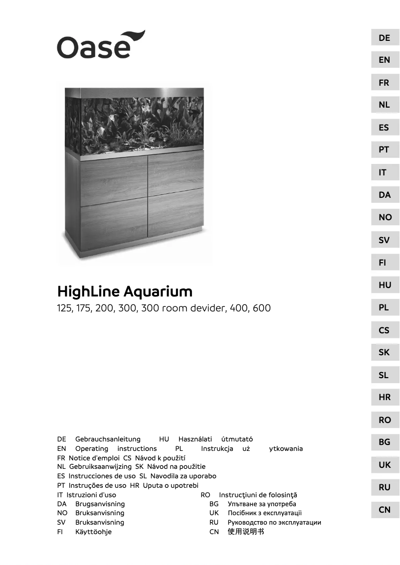 Image de la première page du manuel de l'appareil HighLine optiwhite 600