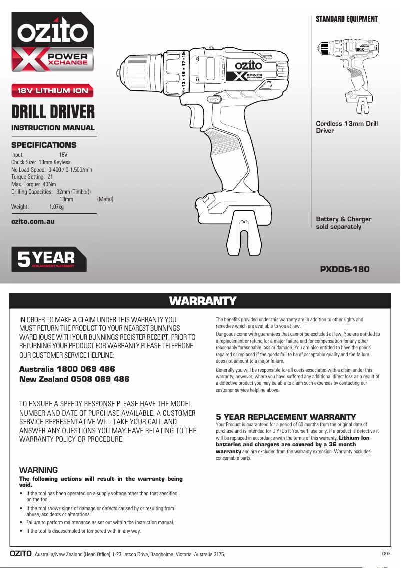 Image de la première page du manuel de l'appareil PXDDK-300A