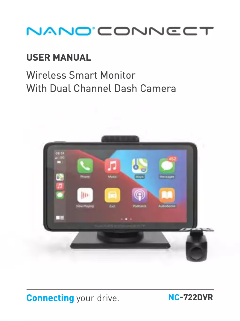 Página 1 del manual Manual de usuario Nanocam+ NC-722DVR