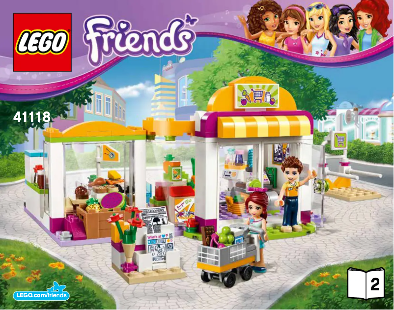 Page n°1 - Manuel utilisateur Lego Friends 41118
