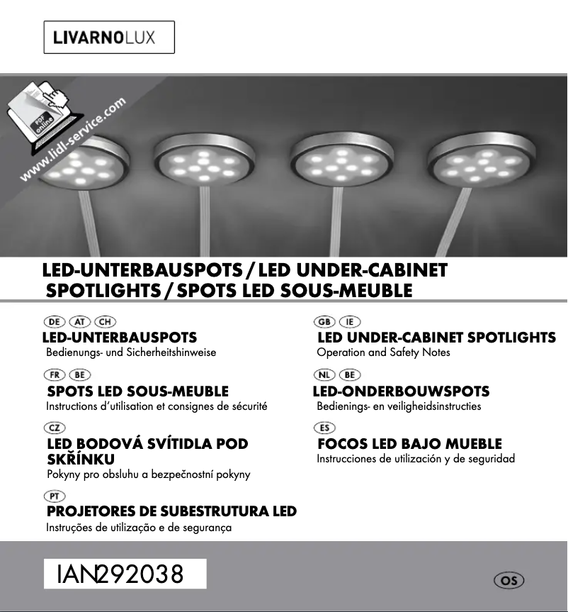 Image de la première page du manuel de l'appareil IAN 292038