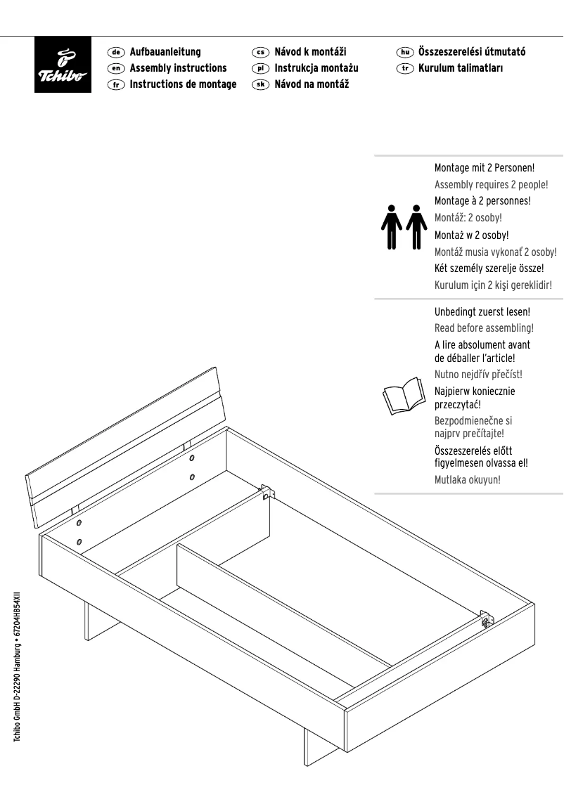 Page n°1 - Manuel utilisateur Tchibo 288370