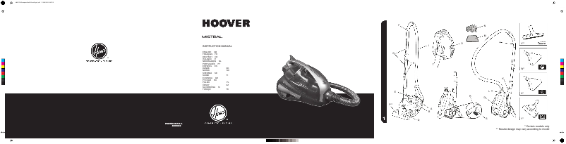 Página 1 del manual Manual de usuario Hoover Mistral TMI 2015