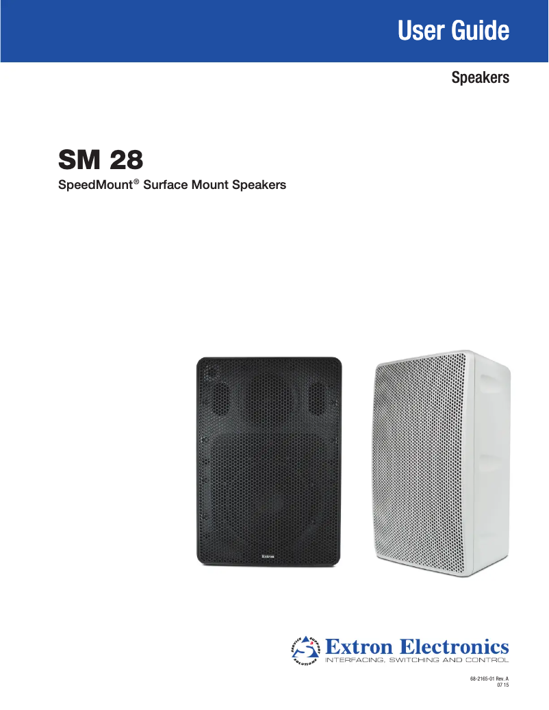 Image de la première page du manuel de l'appareil SM 28