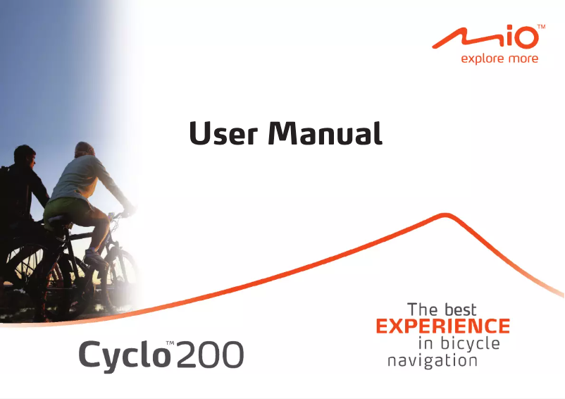 Image de la première page du manuel de l'appareil CYCLO 200