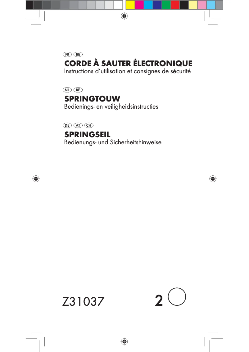 Page 1 de la notice Manuel utilisateur Crivit SC-1358