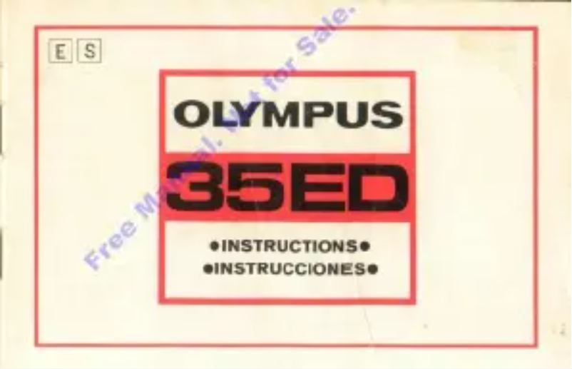 Página 1 del manual Manual de usuario Olympus 35ED